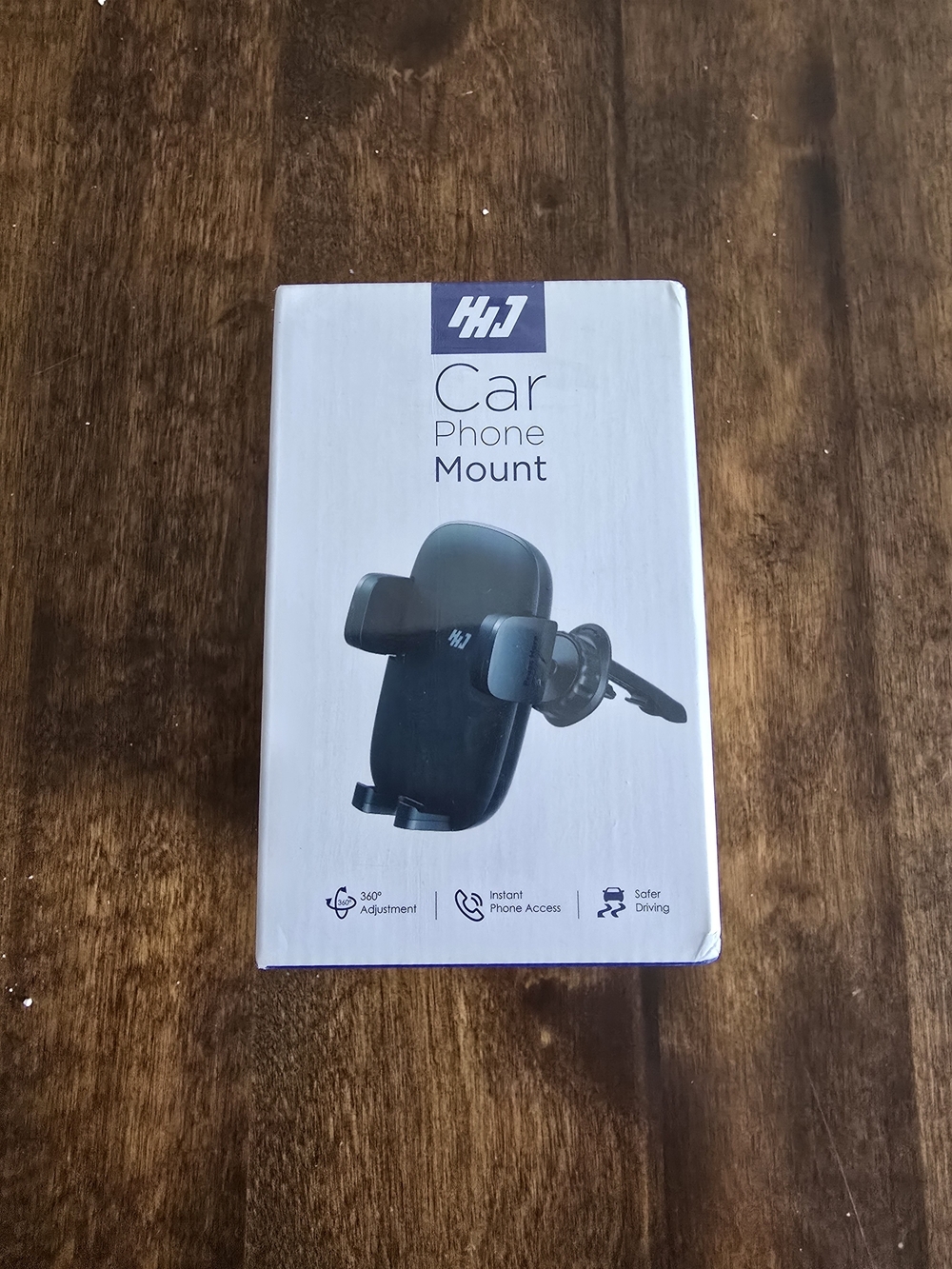 Car Phone Mount Clip – Black Adjustable Vent Holder